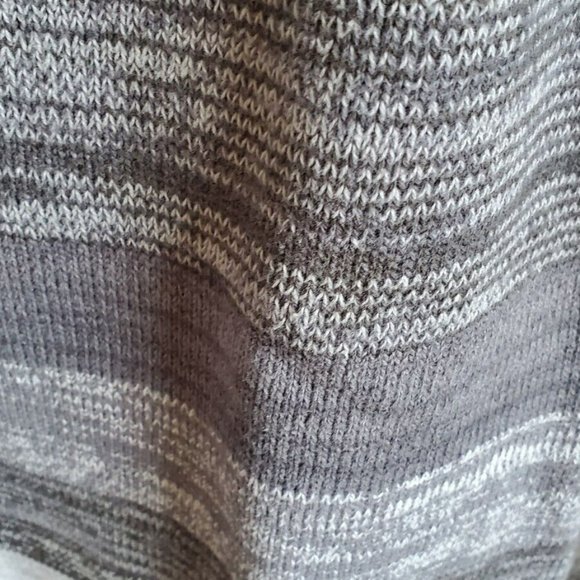 SWEATER EDDIE BAUER Women Size XS Grey Striped Warm Soft Great Condition - Picture 10 of 10